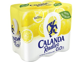 Calanda Radler Zitrone 0.0% 33cl (K4x6) Dosen